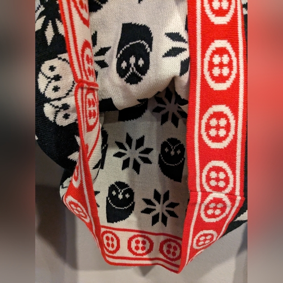 Adorable OWL print sweater size large unisex - Picture 2 of 5